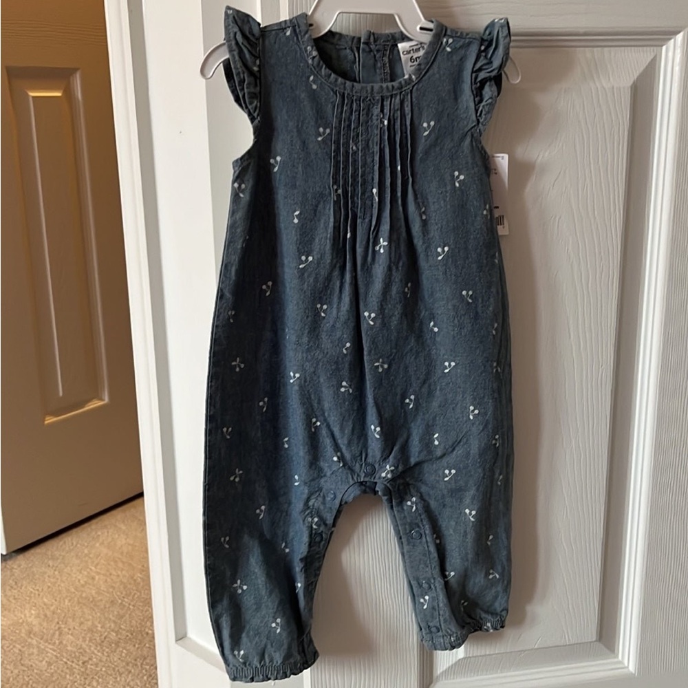 NWT Carter’s denim romper